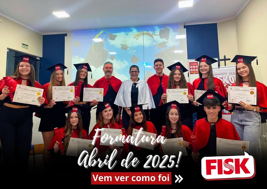 Fisk Venâncio Aires/RS - Realiza Formatura de Inglês com Certificação Internacional 🎓